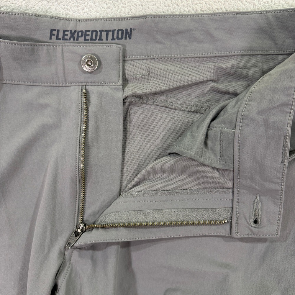 Duluth Mens 38x30 Flexpedition Pants Adult Gray Relaxed Fit Cargo Hiking Outdoor - Picture 5 of 10